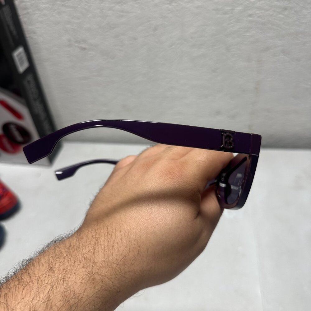 Burberry Womens Sunglasses BE4405F 34001A Violet Frame W/ Violet Lens 51MM - Picture 3 of 5